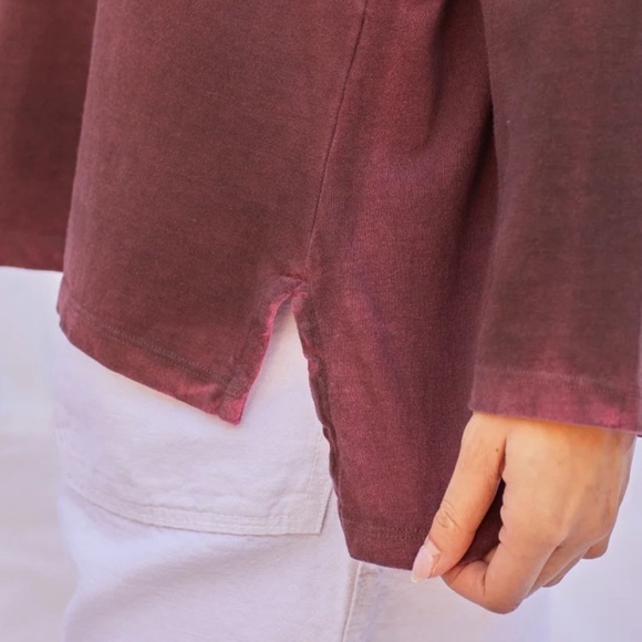 Dr. Collectors Basic Long Sleeve Tee Double Face Dye Desert Rose - Picture 5 of 10